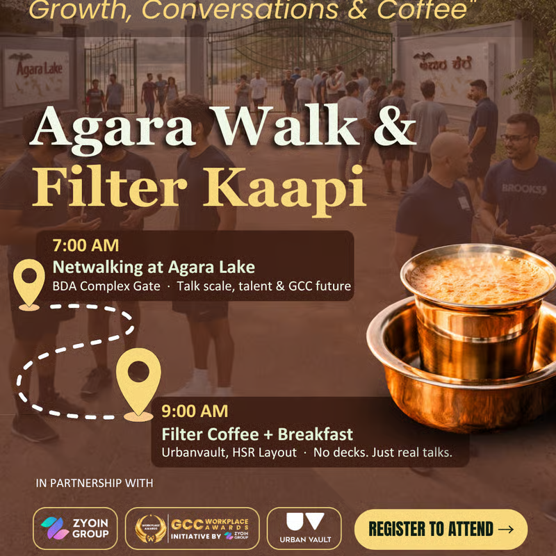 Agara Walks & Filter Kaapi: All Things GCC