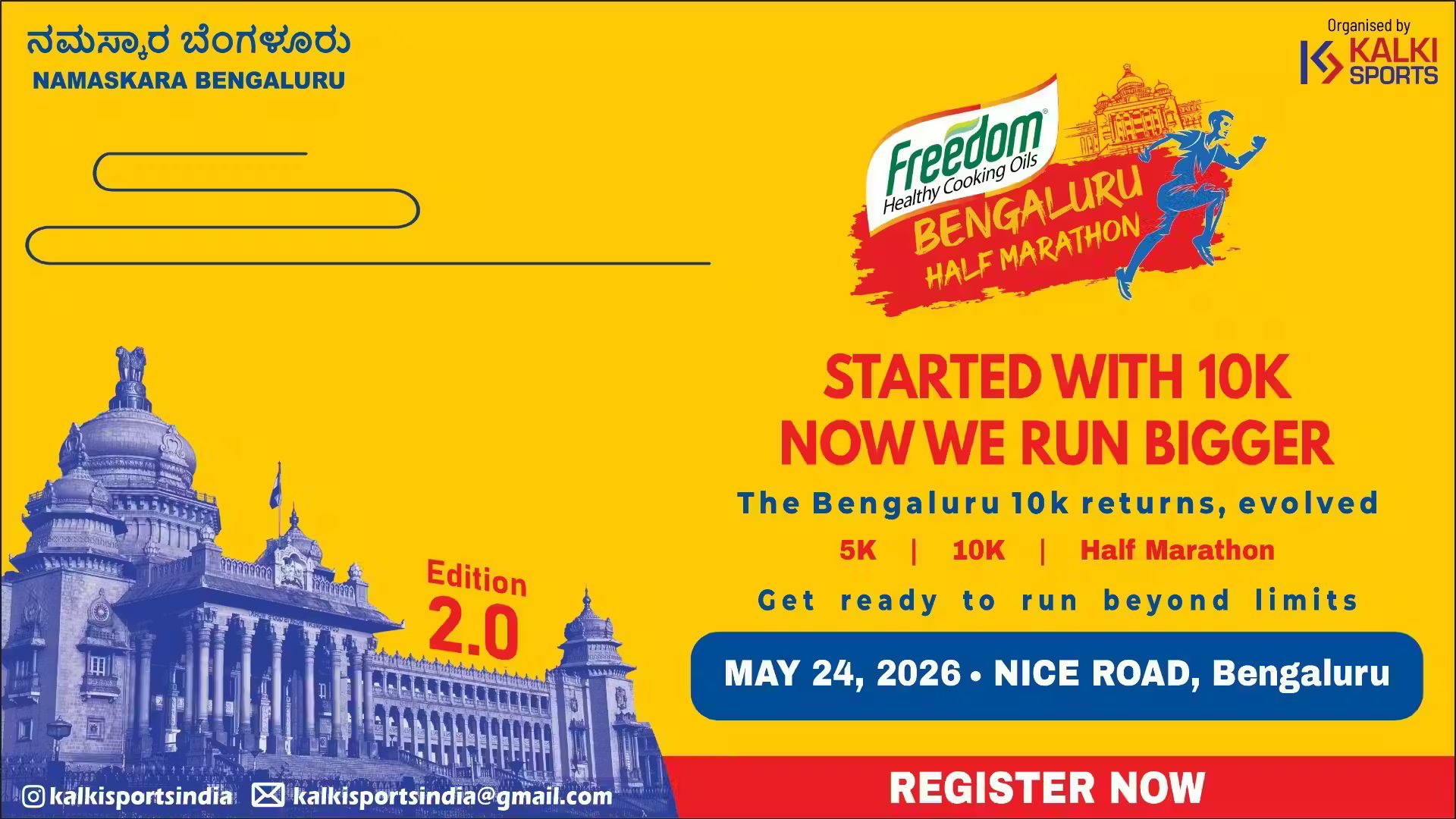 Freedom Bengaluru Half Marathon