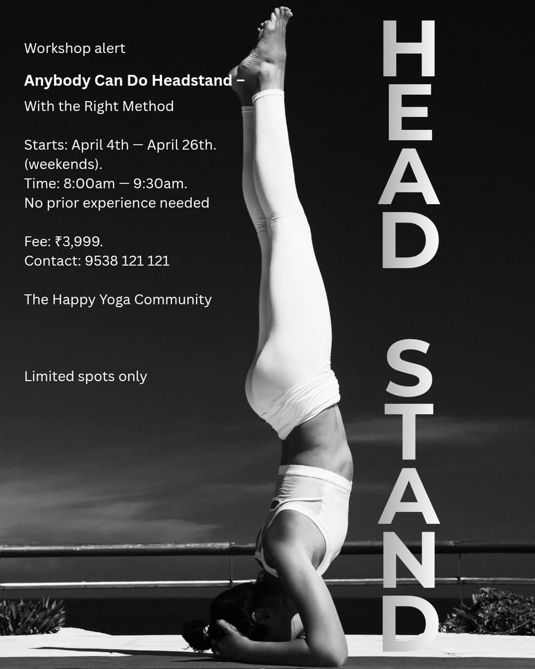 Anybody Can Do Headstand – With the Right Method